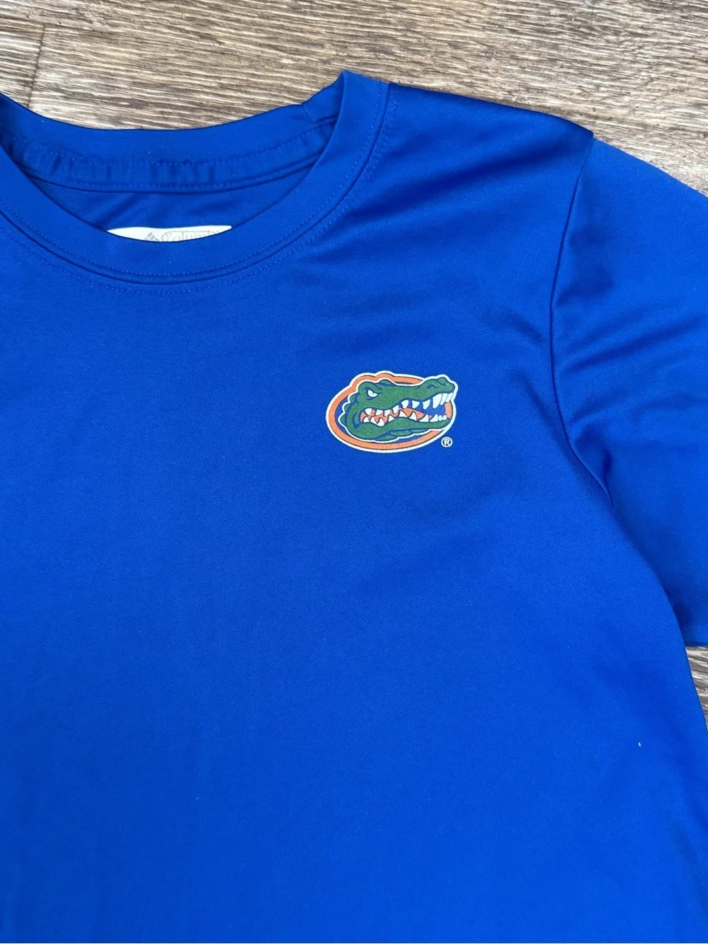 🧡💙 UF Gators Columbia Kids Royal Blue Long-Sleeve Swim Rashguard w/ Orange Logo